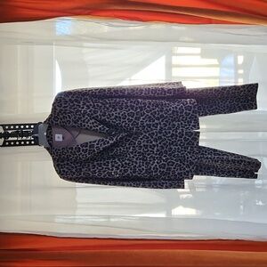 Cabi Jungle Leopard Jacket And Matching Pants Sz 10 euc